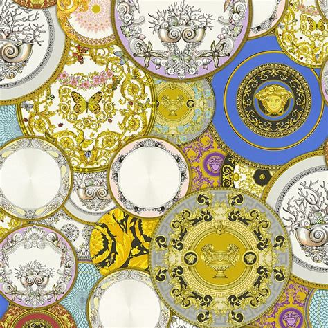 versace collection glass plates|Versace plates wallpaper.